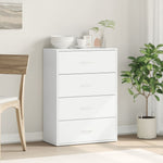 HKH Aparador Moderno em derivados de Madeira 60 X 31 X 84 Cm - Branco
