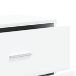HKH Aparador Moderno em derivados de Madeira 60 X 31 X 84 Cm - Branco