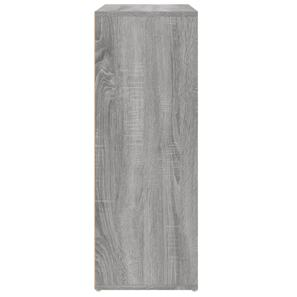 HKH Aparador Moderno em derivados de Madeira 60 X 31 X 84 Cm - Cinzento Sonoma