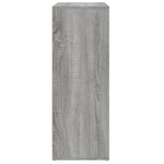 HKH Aparador Moderno em derivados de Madeira 60 X 31 X 84 Cm - Cinzento Sonoma