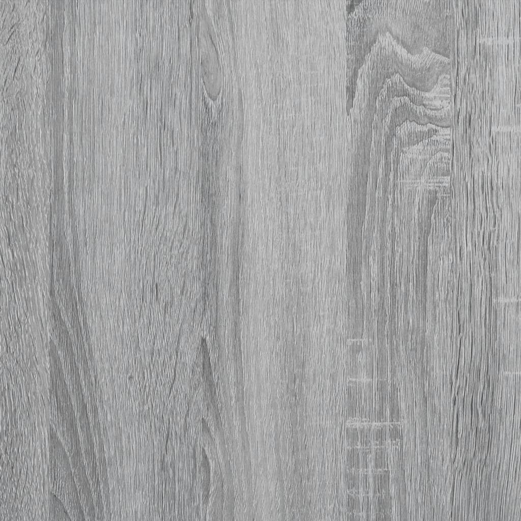 HKH Aparador Moderno em derivados de Madeira 60 X 31 X 84 Cm - Cinzento Sonoma
