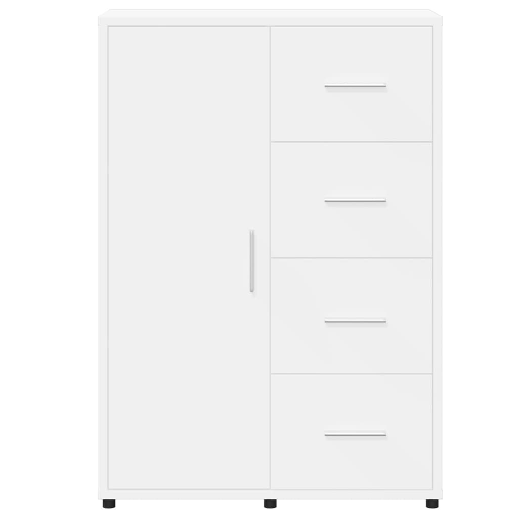 HKH Aparador Moderno em derivados de Madeira 60 X 31 X 84 Cm - Branco
