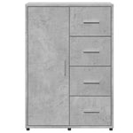 Aparador Moderno HKH en derivados de Madera 60 X 31 X 84 Cm - Gris-Cemento