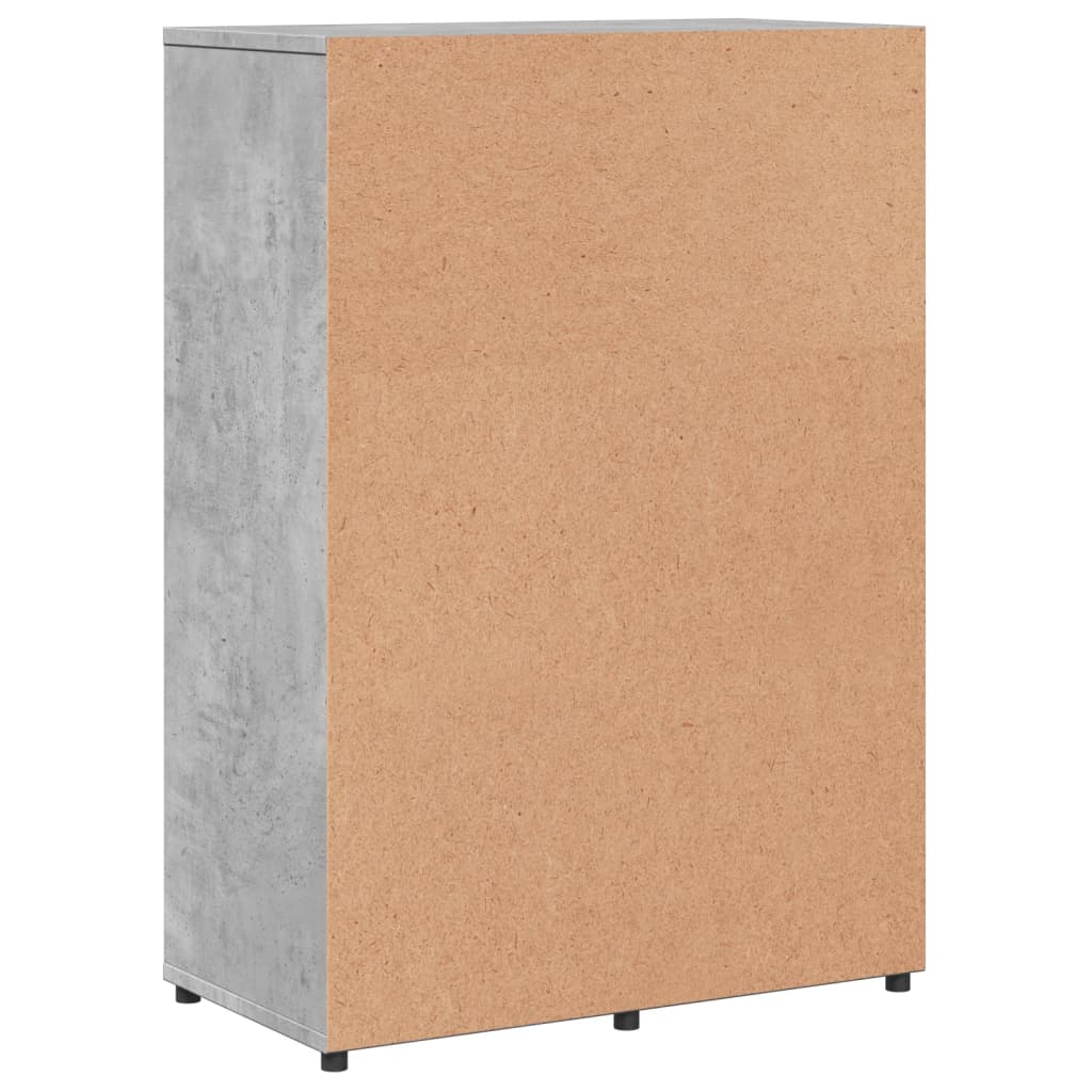 Aparador Moderno HKH en derivados de Madera 60 X 31 X 84 Cm - Gris-Cemento