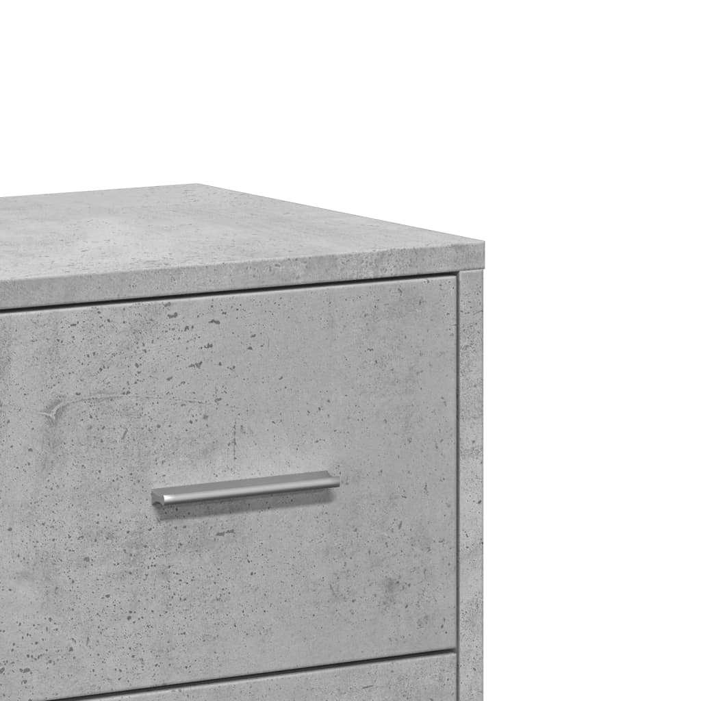 Aparador Moderno HKH en derivados de Madera 60 X 31 X 84 Cm - Gris-Cemento