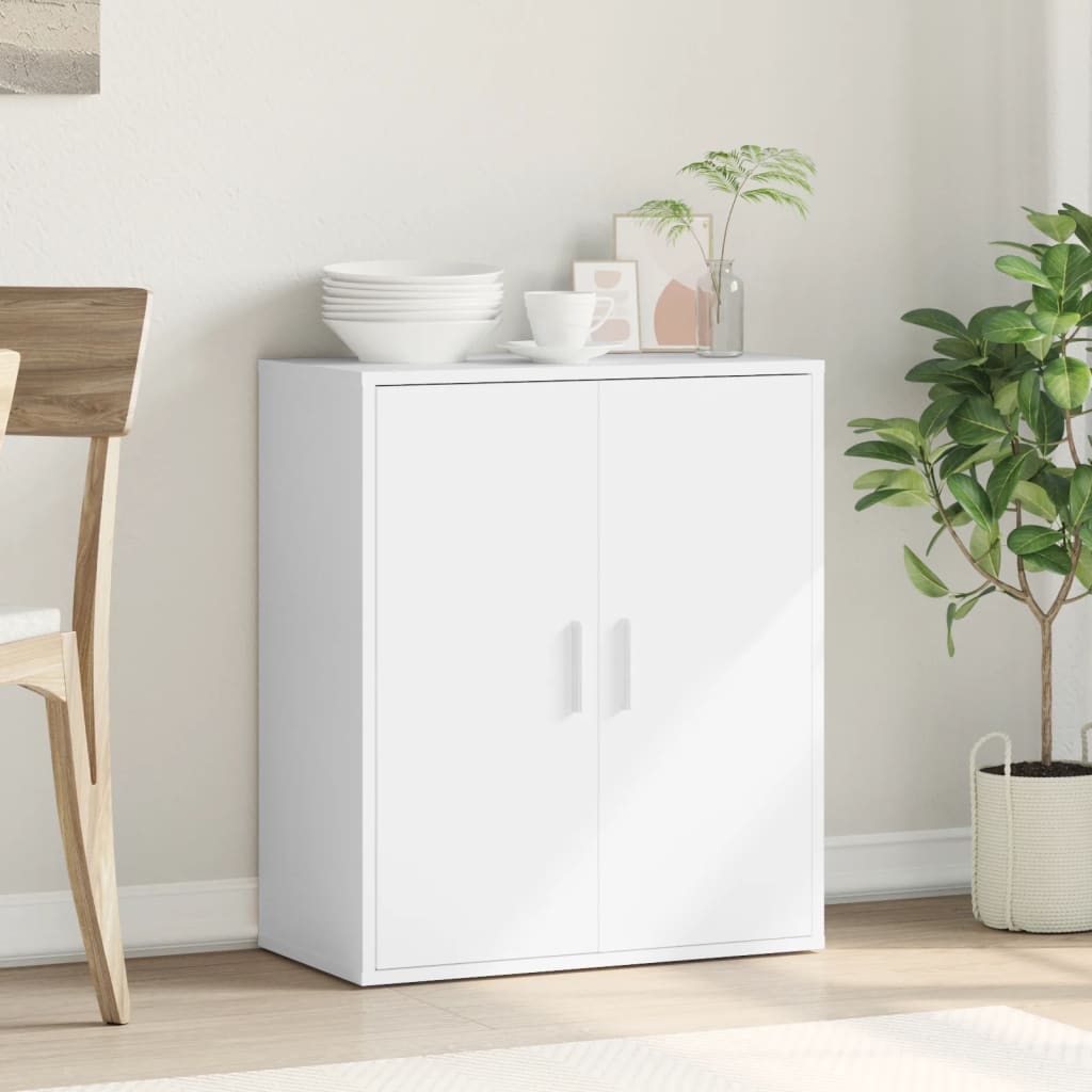 HKH Aparador Moderno en derivados de Madera 79 X 38 X 80 Cm - Blanco