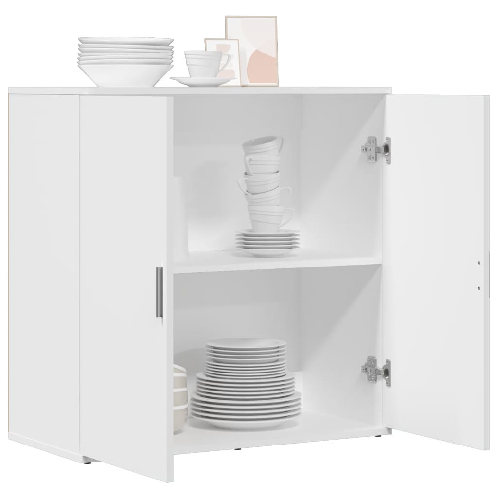 HKH Aparador Moderno em derivados de Madeira 79 X 38 X 80 Cm - Branco