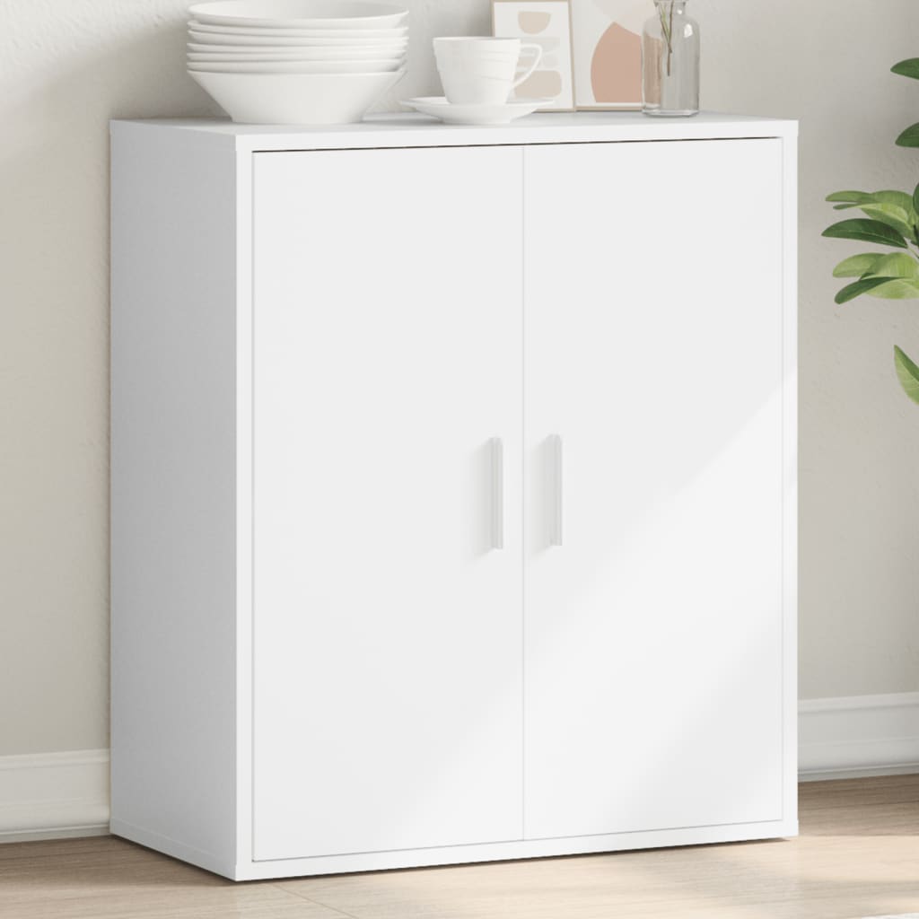 HKH Aparador Moderno en derivados de Madera 79 X 38 X 80 Cm - Blanco