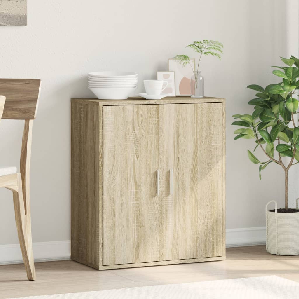 Aparador Moderno HKH en derivados de Madera 79 x 38 x 80 cm - Roble Sonoma
