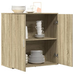 Aparador Moderno HKH en derivados de Madera 79 x 38 x 80 cm - Roble Sonoma