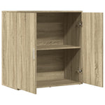 Aparador Moderno HKH en derivados de Madera 79 x 38 x 80 cm - Roble Sonoma