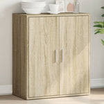 Aparador Moderno HKH en derivados de Madera 79 x 38 x 80 cm - Roble Sonoma