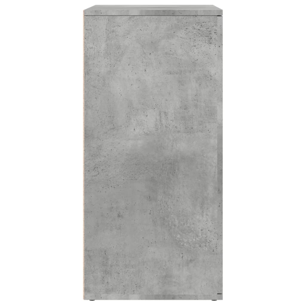 HKH Aparador Moderno de madera contrachapada 79 X 38 X 80 Cm - Gris Cemento