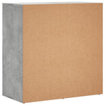 HKH Aparador Moderno de madera contrachapada 79 X 38 X 80 Cm - Gris Cemento