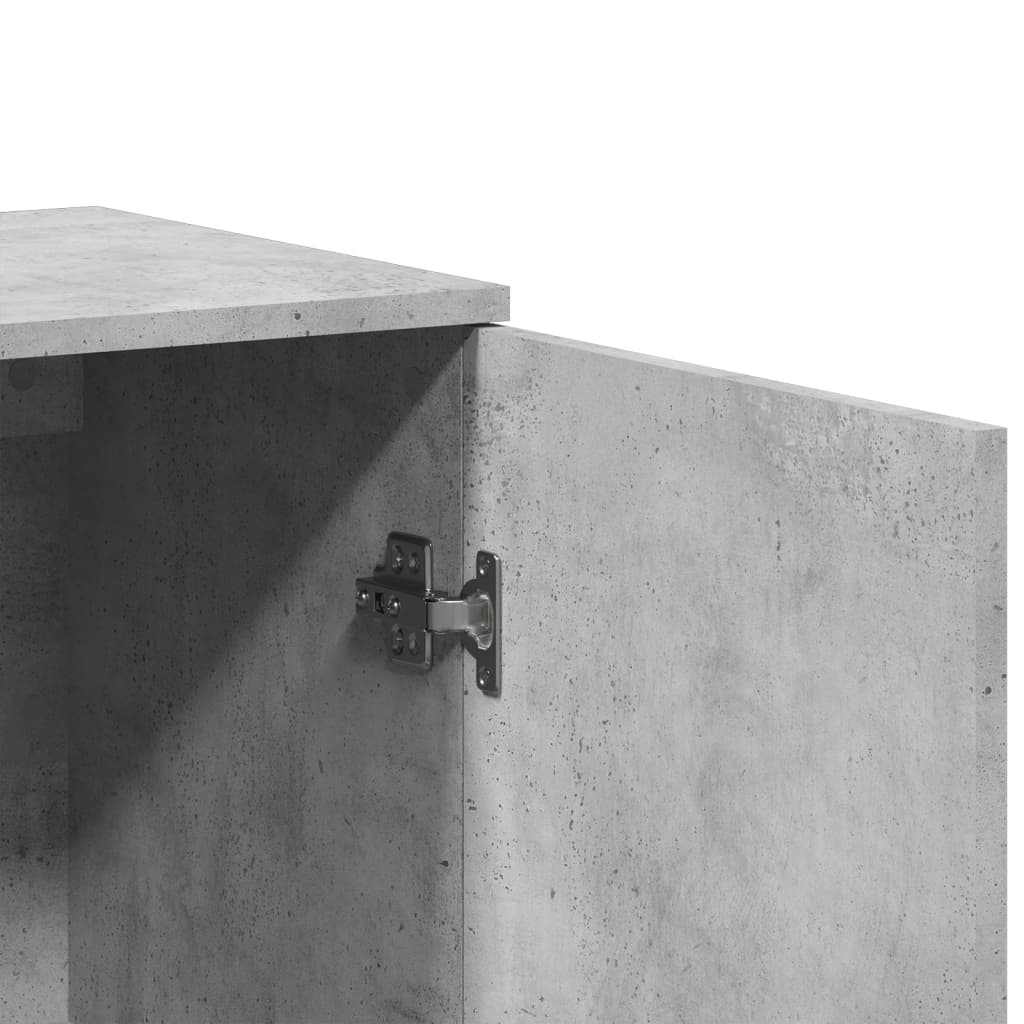 HKH Aparador Moderno de madera contrachapada 79 X 38 X 80 Cm - Gris Cemento