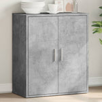 HKH Aparador Moderno de madera contrachapada 79 X 38 X 80 Cm - Gris Cemento