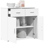 HKH Aparador Moderno em derivados de Madeira 79 X 38 X 80 Cm - Branco