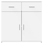 HKH Aparador Moderno em derivados de Madeira 79 X 38 X 80 Cm - Branco