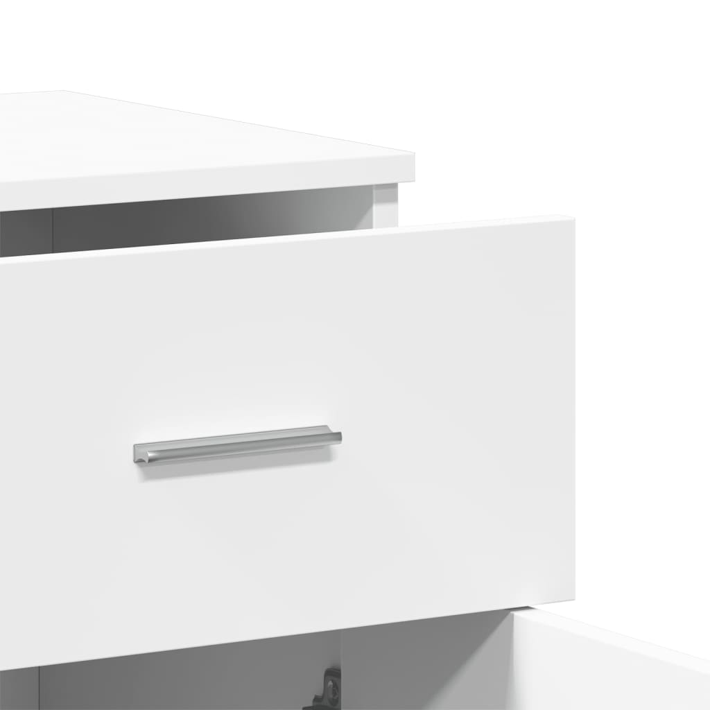 HKH Aparador Moderno em derivados de Madeira 79 X 38 X 80 Cm - Branco