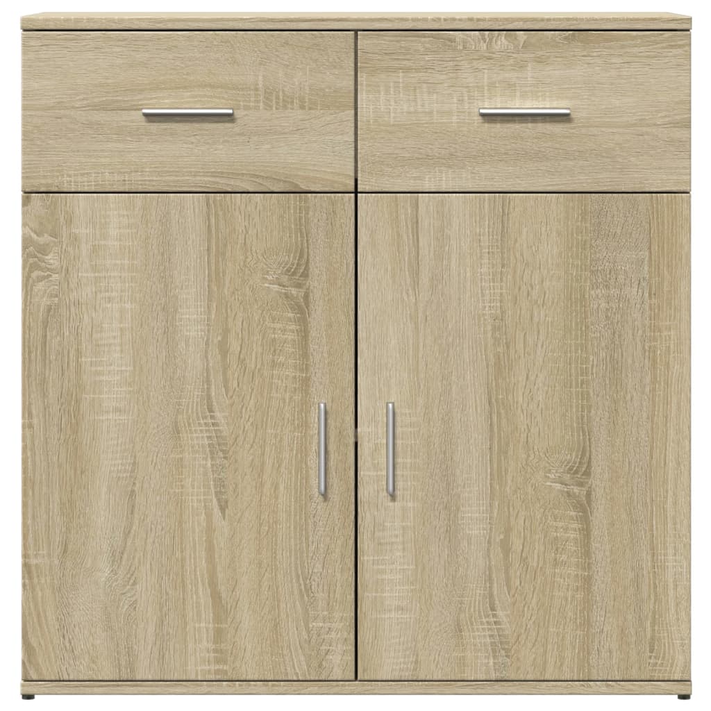 HKH Aparador Moderno em derivados de Madeira 79 X 38 X 80 Cm - Carvalho Sonoma