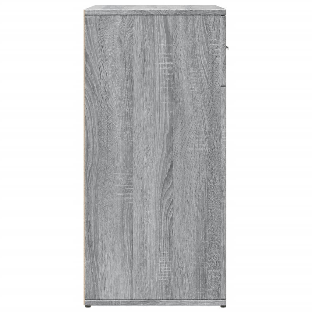 HKH Aparador Moderno de derivados de Madera 79 X 38 X 80 Cm - Gris Sonoma