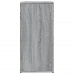 HKH Aparador Moderno de derivados de Madera 79 X 38 X 80 Cm - Gris Sonoma
