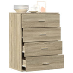 HKH Aparador Moderno de derivados de Madera 60 X 39 X 80 Cm - Roble Sonoma