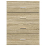 HKH Aparador Moderno de derivados de Madera 60 X 39 X 80 Cm - Roble Sonoma
