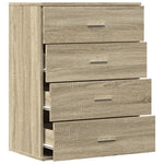 HKH Aparador Moderno de derivados de Madera 60 X 39 X 80 Cm - Roble Sonoma