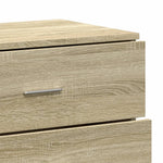 HKH Aparador Moderno de derivados de Madera 60 X 39 X 80 Cm - Roble Sonoma