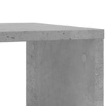 HKH Mesa de Apoio com Rodas Cimento em Derivados de Madeira - Cinzento