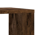 Mesa auxiliar HKH con ruedas, en roble ahumado y derivados de la madera