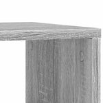 HKH Mesa de Apoio com Rodas em Derivados de Madeira - Cinzento