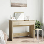 HKH Tocador con Espejo Color Roble Sonoma - 100x45x76 Cm