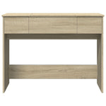 HKH Tocador con Espejo Color Roble Sonoma - 100x45x76 Cm