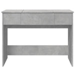 HKH Toucador com Espelho em Cimento - 100x45x76 Cm - Cinzento