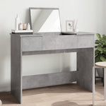 HKH Toucador com Espelho em Cimento - 100x45x76 Cm - Cinzento