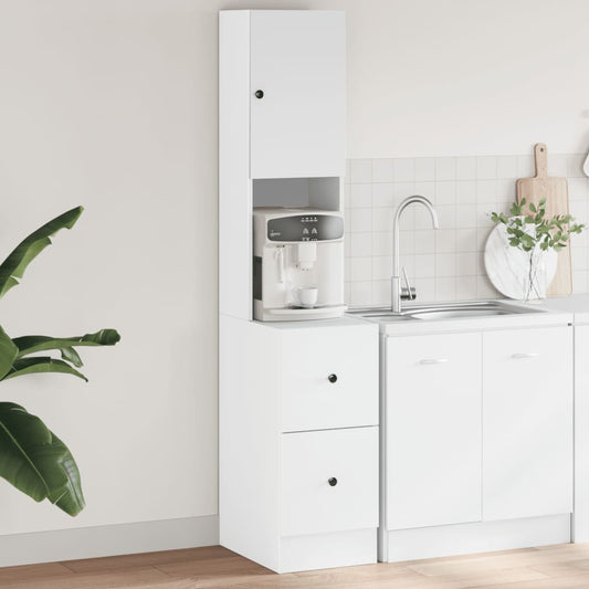 HKH Armário de Cozinha - 35x50x180 Cm - Branco