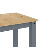 HKH Mesa de Jantar Panama Maciço Cinzento em Pinho