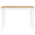 HKH Mesa de Jantar Panama Maciço Branco em Pinho