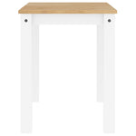 HKH Mesa de Jantar Panama Maciço Branco em Pinho