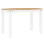HKH Mesa de Jantar Panama Maciço Branco em Pinho