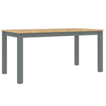 HKH Mesa de Jantar Panama Maciço Cinzento em Pinho