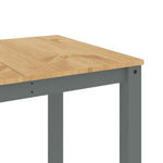 HKH Mesa de Jantar Panama Maciço Cinzento em Pinho