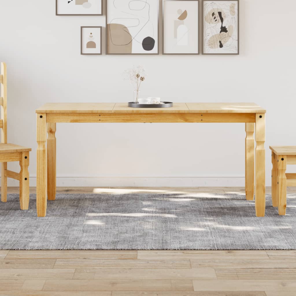 HKH Mesa de Comedor Corona de Pino Macizo