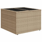HKH 5 Pcs Conjunto de Sofás P/ Jardim com Almofadões Vime Pe - Bege