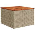 HKH 5 Pcs Conjunto de Sofás P/ Jardim com Almofadões Vime Pe - Bege