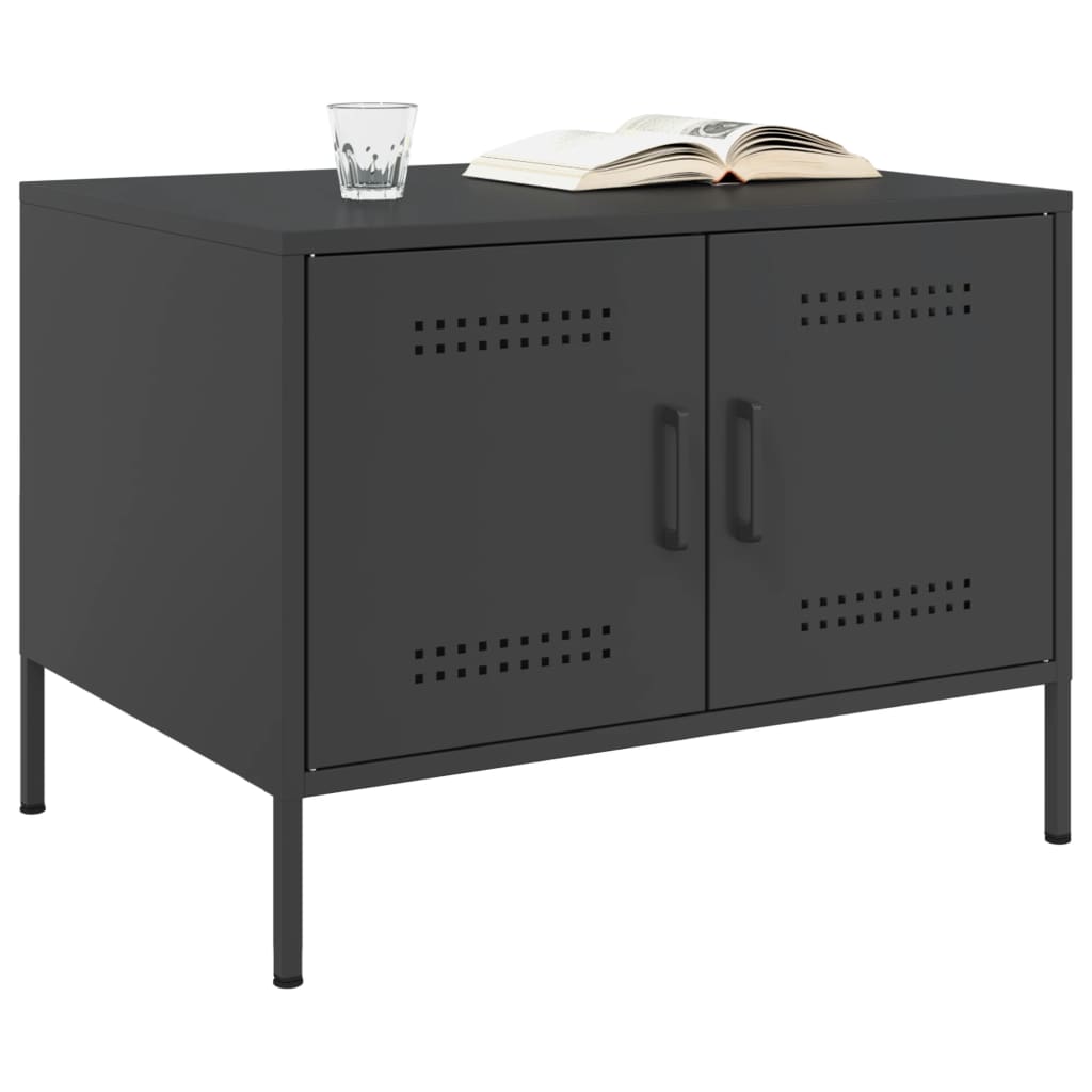 Mesa de centro HKH preta de aço