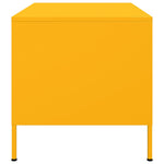 HKH Mesa de Centro Amarelo Mostarda em Aço