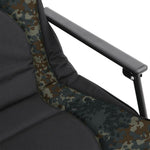 HKH Espreguiçadeira Pesca C/ Pernas Ajustáveis Dobrável Camuflagem - Multicolor